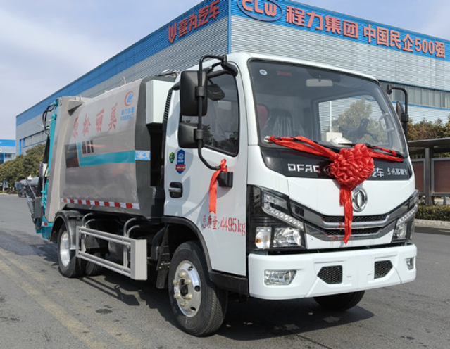 多利卡藍牌6方壓縮垃圾車-全柴132馬力